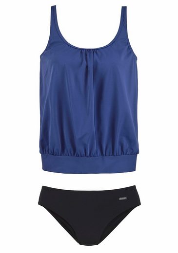 LASCANA Oversize-Tankini Miederverstärkung am Cup, Unterbrustgummi rundum, verstellbare Träger mehr Saisonschlussverkauf