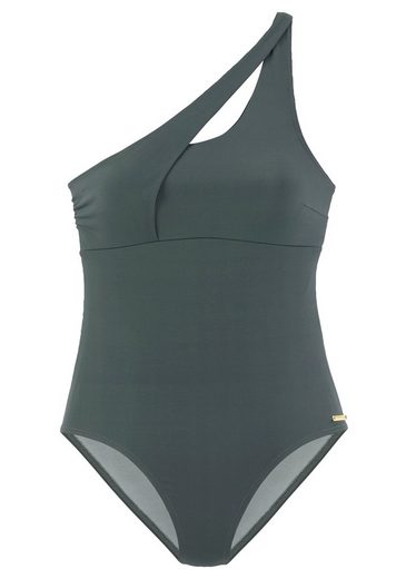 BRUNO BANANI Badeanzug mit asymmetrischem Schnitt mehr Lagerräumung