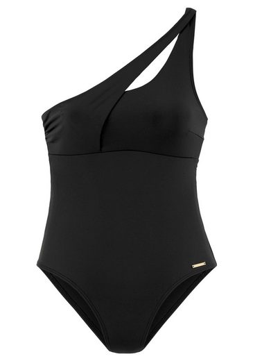 BRUNO BANANI Badeanzug mit asymmetrischem Schnitt mehr Lagerräumung