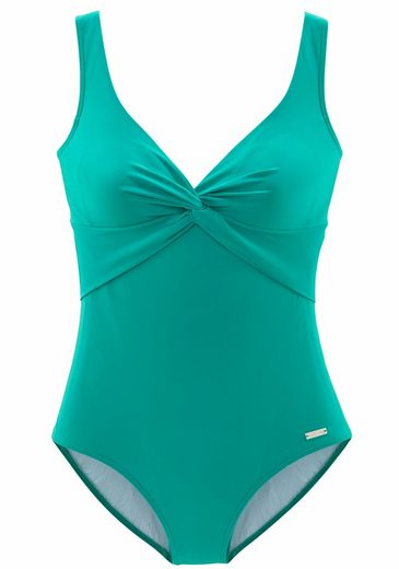 LASCANA Badeanzug mit Shaping-Einsatz vorn, eingearbeitete Softcups, mit Raffungen mehr Kauf eins, bekomm eins gratis