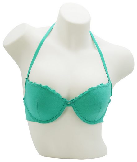 MISS BEACH Bügel-Bikini-Top Lurex leicht wattiert, Glitzer Bikini-Oberteil mehr 50% Rabatt für begrenzte Zeit
