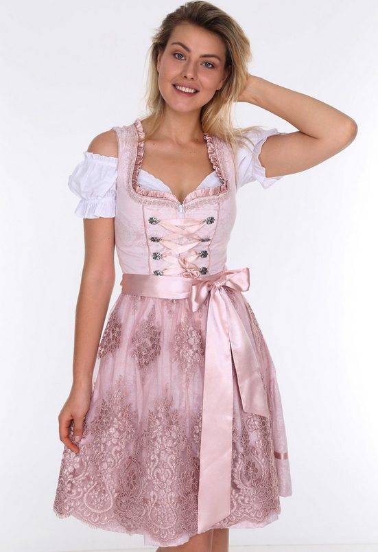 TRACHTL Dirndl Trachtl-Lifos Diana Rosa 3 tlg. mehr