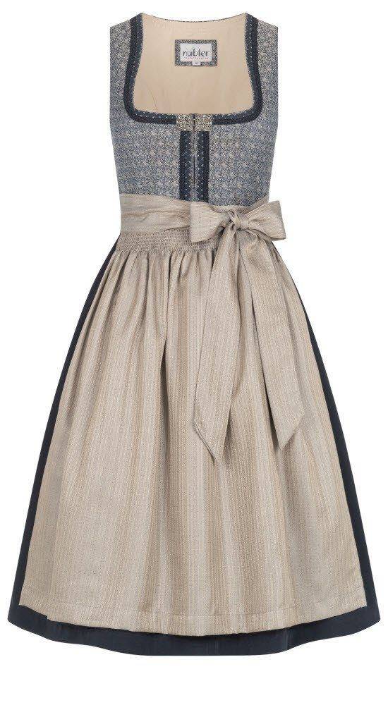 NÜBLER Dirndl Dirndl midi Leni in Blau von Nübler mehr Flash Sale