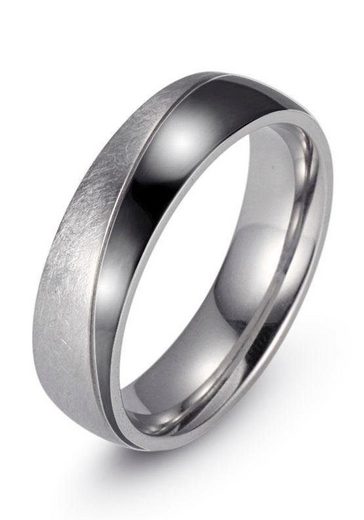 FIRETTI Trauring Schmuck Geschenk "LIEBE" mit Vertiefung, ca. 7,0mm breit mit Zirkonia (synth) mehr Heißer Verkauf