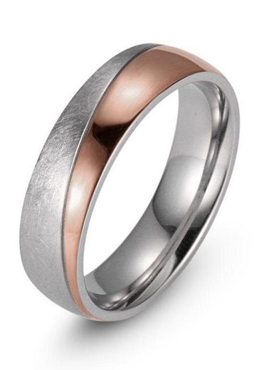 FIRETTI Trauring Schmuck Geschenk "LIEBE" mit Vertiefung, ca. 7,0mm breit mit Zirkonia (synth) mehr Online Outlet