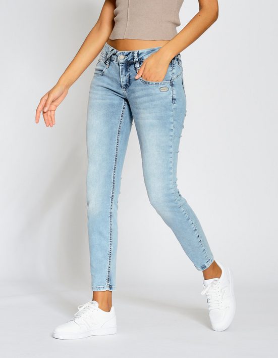 GANG Skinny-fit-Jeans 94NENA CROPPED aus besonders weicher Denim Qualität mehr Online