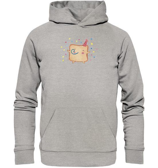 MR. & MRS. PANDA Hoodie Größe XXL Toast Party - Heather Grey - Geschenk, Kapuzenpullover, Jah (1-tlg) Besonders weich mehr Exklusivangebot