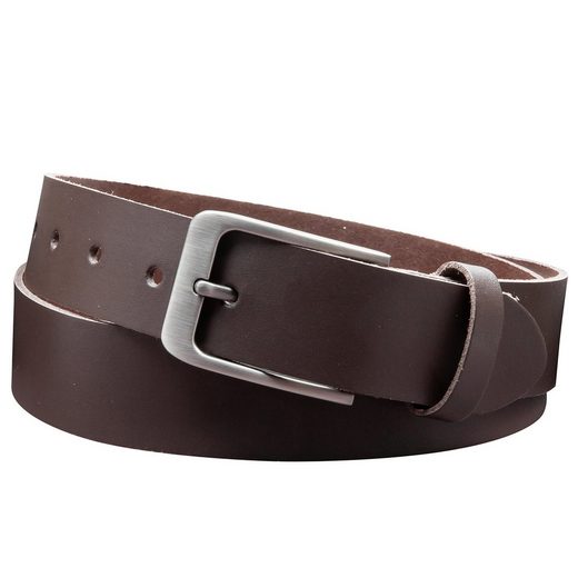 COLOGNEBELT Ledergürtel D11-SL Schlicht dennoch modern mit Dornschließe, MADE IN GERMANY mehr Exklusive Angebote