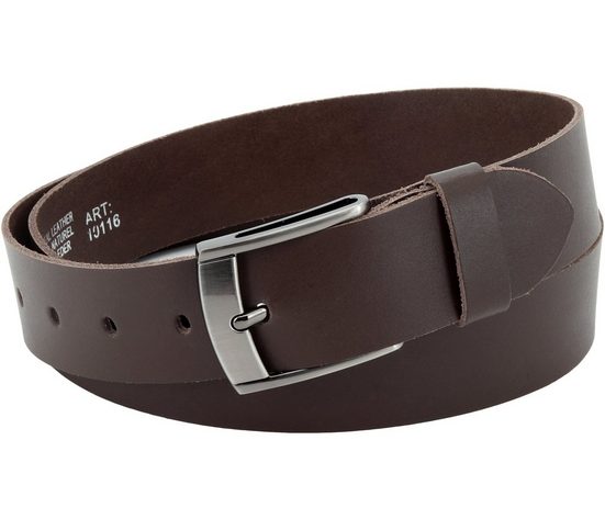 COLOGNEBELT Ledergürtel E31-SL Schlicht dennoch modern mit Dornschließe, MADE IN GERMANY mehr Super Sparpreis