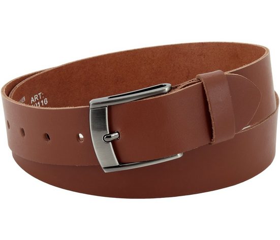 COLOGNEBELT Ledergürtel E31-SL Schlicht dennoch modern mit Dornschließe, MADE IN GERMANY mehr Super Sparpreis