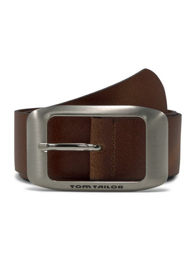 TOM TAILOR Ledergürtel TTAMY 4 cm breiter Damengürtel, Jeans und Casual mehr Kostenlose Rückgabe