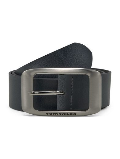 TOM TAILOR Ledergürtel TTAMY 4 cm breiter Damengürtel, Jeans und Casual mehr Kostenlose Rückgabe