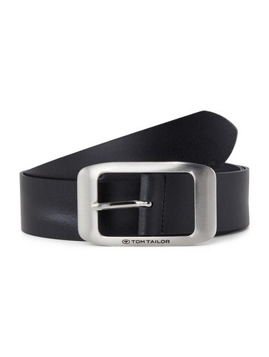 TOM TAILOR Ledergürtel TTAMY 4 cm breiter Damengürtel, Jeans und Casual mehr Kostenlose Rückgabe