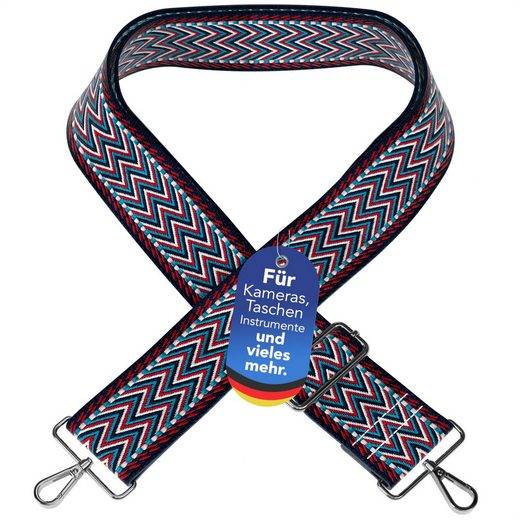 EAZY CASE Schulterriemen Schultergurte für Taschen gemustert Wechselband Taschenriemen Festivalbag verstellbar universal Violett mehr Auslauf