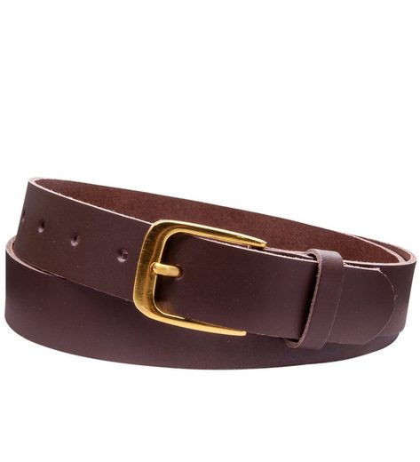 COLOGNEBELT Ledergürtel C16-SL Schlicht dennoch modern mit Dornschließe, MADE IN GERMANY mehr Fabrik Onlineshop