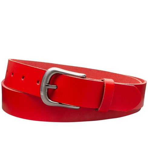 COLOGNEBELT Ledergürtel C24-SL Schlicht dennoch modern mit Dornschließe, MADE IN GERMANY mehr Fabrikpreis