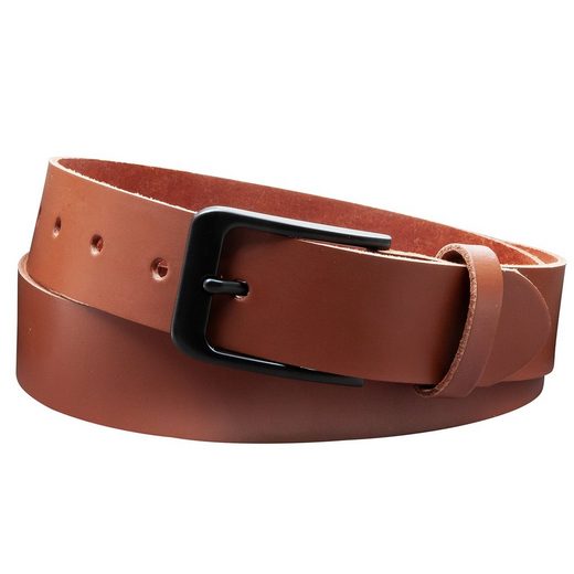 COLOGNEBELT Ledergürtel D12-SL Schlicht dennoch modern mit Dornschließe, MADE IN GERMANY mehr Versandkostenfrei