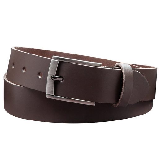 COLOGNEBELT Ledergürtel D18-SL Schlicht dennoch modern mit Dornschließe, MADE IN GERMANY mehr Jubiläumsangebot