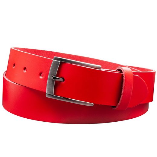 COLOGNEBELT Ledergürtel D18-SL Schlicht dennoch modern mit Dornschließe, MADE IN GERMANY mehr Lagerräumung