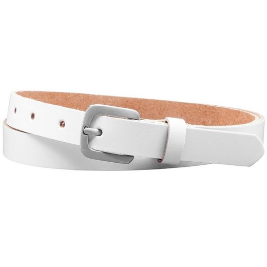 COLOGNEBELT Ledergürtel A5-SL Echt Leder Gürtel 2 cm Breit in Schwarz mit stilvoller Gürtelschließe, leger und modern mehr Wochenangebot