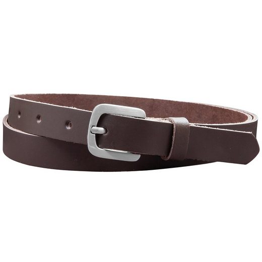 COLOGNEBELT Ledergürtel A5-SL Echt Leder Gürtel 2 cm Breit in Schwarz mit stilvoller Gürtelschließe, leger und modern mehr Letzte 3 Tage