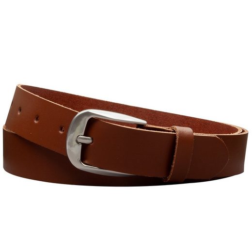 COLOGNEBELT Ledergürtel C2-SL Schlicht dennoch modern mit Dornschließe, MADE IN GERMANY mehr Letzter Tag