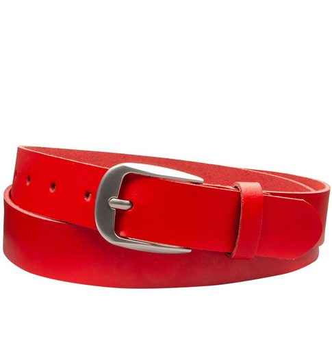 COLOGNEBELT Ledergürtel C2-SL Schlicht dennoch modern mit Dornschließe, MADE IN GERMANY mehr Letzter Tag