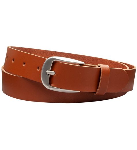 COLOGNEBELT Ledergürtel C2-SL Schlicht dennoch modern mit Dornschließe, MADE IN GERMANY mehr Nur für heute