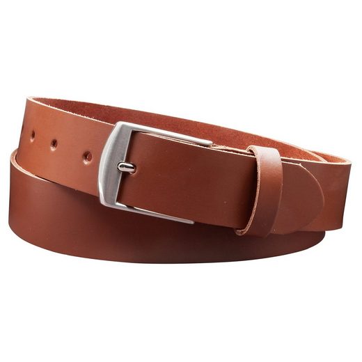 COLOGNEBELT Ledergürtel D9-SL Schlicht dennoch modern mit Dornschließe, MADE IN GERMANY mehr Sonderangebot der Fabrik