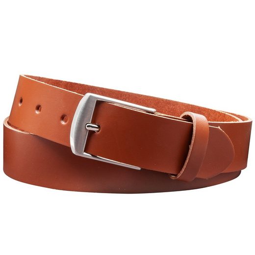 COLOGNEBELT Ledergürtel D9-SL Schlicht dennoch modern mit Dornschließe, MADE IN GERMANY mehr Vierteljährliche Förderung