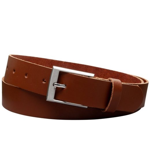 COLOGNEBELT Ledergürtel C9-SL Schlicht dennoch modern mit Dornschließe, MADE IN GERMANY mehr Fabrikladen