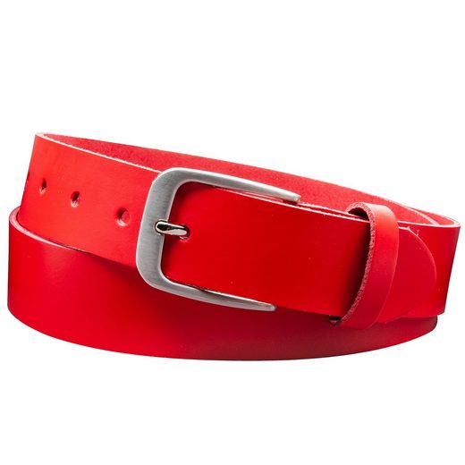 COLOGNEBELT Ledergürtel D28-SL Schlicht dennoch modern mit Dornschließe, MADE IN GERMANY mehr Begrenzt auf 3 Tage