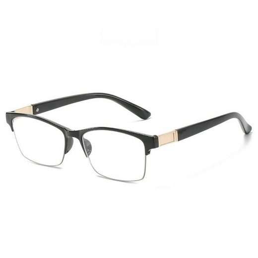 YRIIOMO Lesebrille Halbrand nicht verschreibungspflichtige Lesebrille, modische hochauflösende Business-Lesebrille für Damen und Herren. mehr Flash Sale