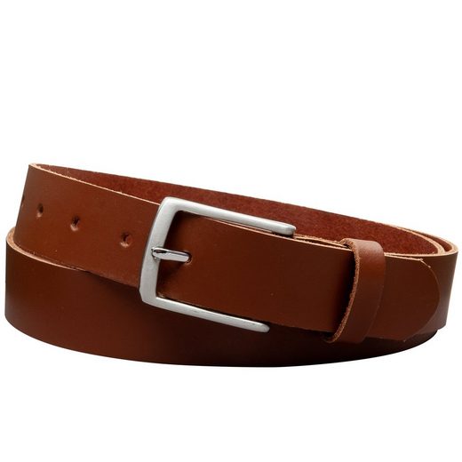 COLOGNEBELT Ledergürtel C11-SL Schlicht dennoch modern mit Dornschließe, MADE IN GERMANY mehr Räumungsverkauf