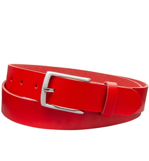 COLOGNEBELT Ledergürtel C11-SL Schlicht dennoch modern mit Dornschließe, MADE IN GERMANY mehr Räumungsverkauf
