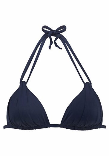 S.OLIVER Triangel-Bikini-Top Spain mit Raffung und Doppelträger mehr Begrenzte Freigabe
