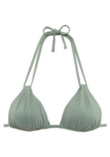 S.OLIVER Triangel-Bikini-Top Spain mit Raffung und Doppelträger mehr Begrenzte Freigabe