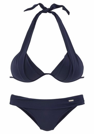 LASCANA Triangel-Bikini im Nacken zu binden, wattierte Cups, mit eingearbeiteten Kissen mehr Black Friday Preise