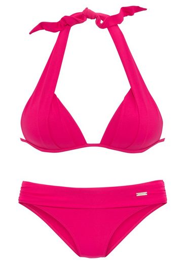 LASCANA Triangel-Bikini im Nacken zu binden, wattierte Cups, mit eingearbeiteten Kissen mehr Black Friday Preise