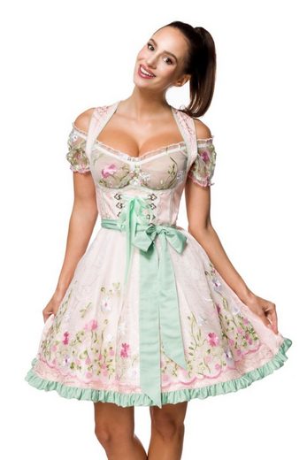 DIRNDLINE Dirndl Dirndl Kleid Tracht Wiesn Wasn Oktoberfest Trachtenkleid Outfit 3-tlg mehr Muttertagsangebot
