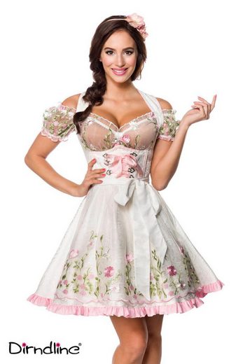 DIRNDLINE Dirndl Dirndl Kleid Tracht Wiesn Wasn Oktoberfest Trachtenkleid Outfit 3-tlg mehr Muttertagsangebot