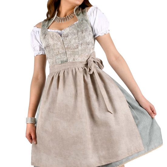 TRENDYTRACHTEN Dirndl Damen Trachtenkleid Dirndl 2tlg Oktoberfest mehr Valentinstagsangebot