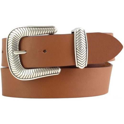 BELTINGER Ledergürtel Designer-Gürtel aus Vollrindleder mit Metall-Schlaufe 4 cm - Jeans-Gür 1-St mehr Bis zu 55% Rabatt