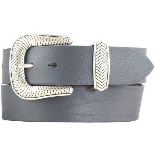 BELTINGER Ledergürtel Designer-Gürtel aus Vollrindleder mit Metall-Schlaufe 4 cm - Jeans-Gür 1-St mehr Discount Store für neue Produkte