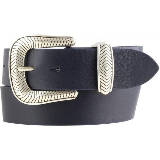 BELTINGER Ledergürtel Designer-Gürtel aus Vollrindleder mit Metall-Schlaufe 4 cm - Jeans-Gür 1-St mehr Discount Store für neue Produkte