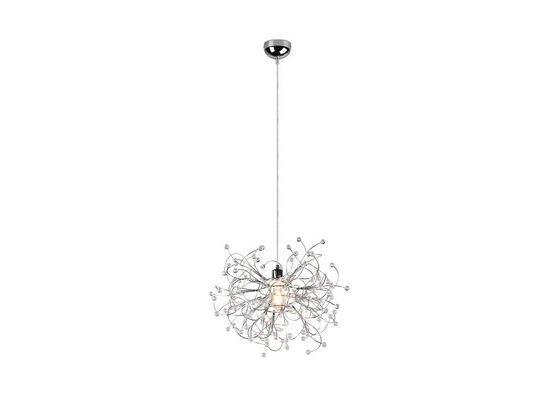 MEINEWUNSCHLEUCHTE LED Pendelleuchte Dimmfunktion, LED wechselbar, warmweiß, ausgefallene Designer Lampen für über-n Esstisch hängend, Gold Ø 52cm mehr Online