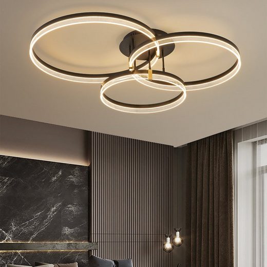 VICBUY Deckenleuchte LED Deckenleuchten, Stufenlos Dimmbare Deckenlampe, φ30+40cm mehr im Angebot