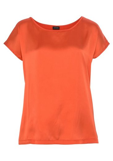 LAURA SCOTT Shirtbluse aus Satin und Jersey mehr Weihnachtsangebot