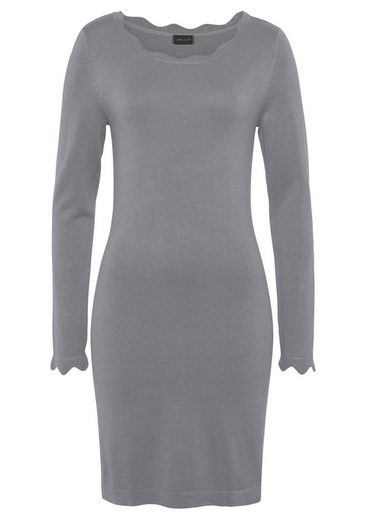 LAURA SCOTT Strickkleid mit femininer Wellenkante - NEUE FARBEN mehr Neueste Mode