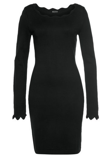 LAURA SCOTT Strickkleid mit femininer Wellenkante - NEUE FARBEN mehr Neueste Mode